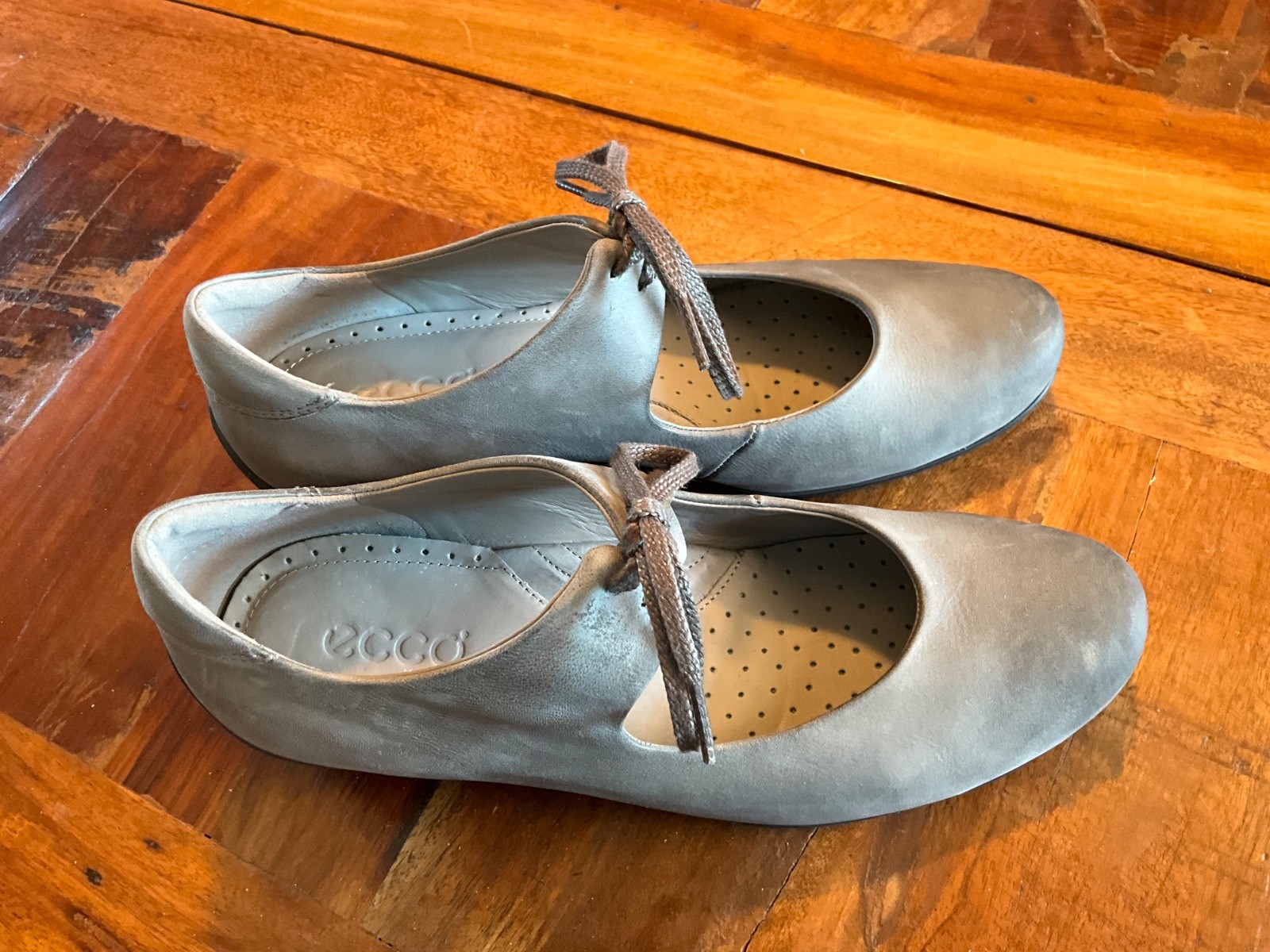 ECCO WOMENS SHOES SIZE 39/8.5 NUBUCK OMBRÉ Sculptured taupe