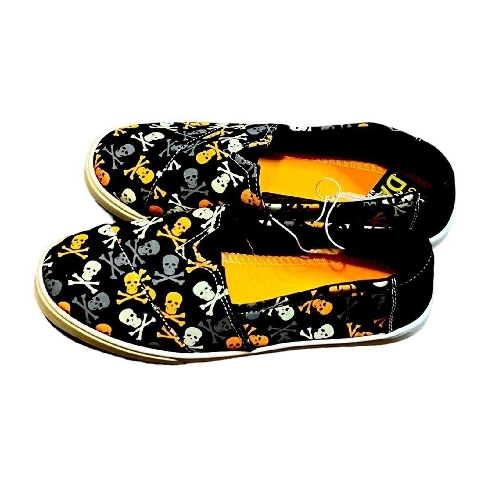 Tommy Bahama Women’s Skull Print Glow in the Dark Sneakers Size 8.5 Halloween