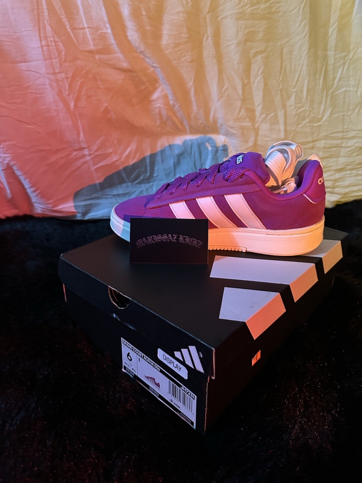 Adidas Grand Court Alpha 00s Purple Size 6.5W Brand New With Box