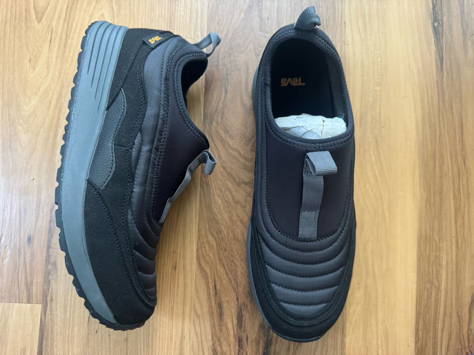 Teva Womens Size 9.5 ReEMBER Vistaverse Black Slip On Shoes NWOB