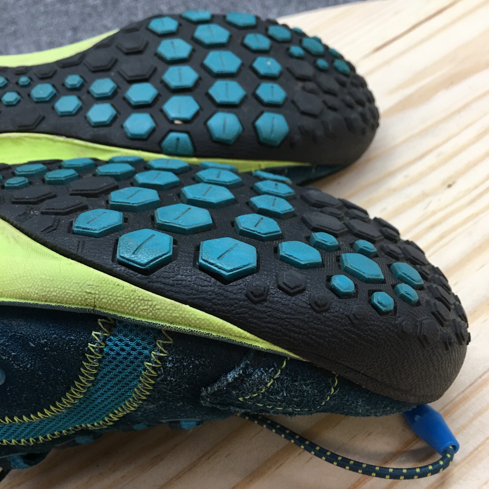 Dr Scholls Shoes Womens 9.5 M Rory Sporty Drawstring Sneakers Blue Green Suede