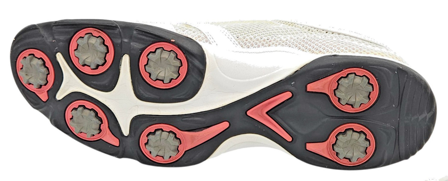 Callaway Golf Shoes Womens Size US 10 W480-13 Mesh OrthoLite Soft Spikes White