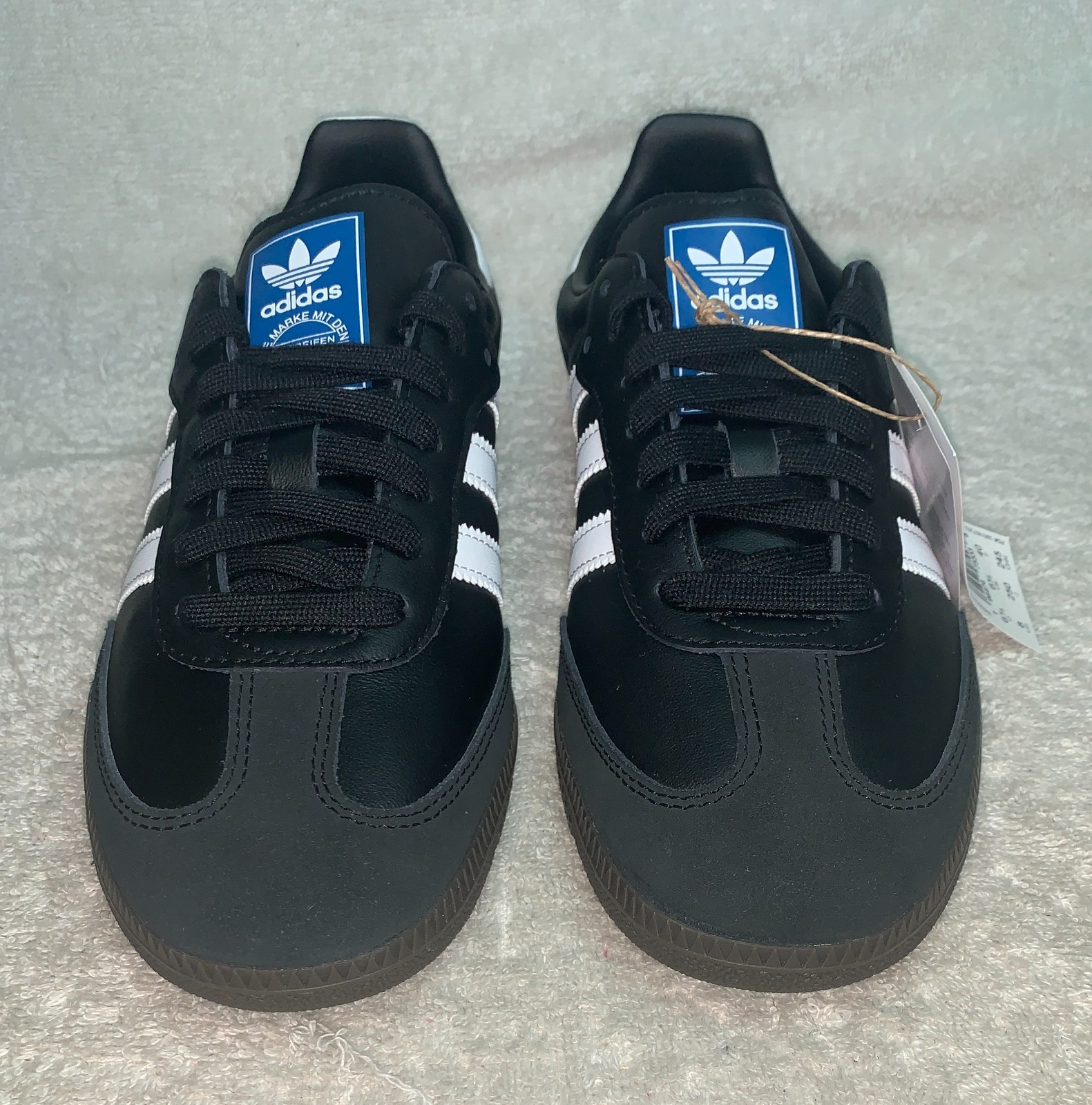 ADIDAS ORIGINALS SAMBA OG W CASUAL SNEAKERS WOMENS SZ 8 BLACK WHITE IG9031 NIB