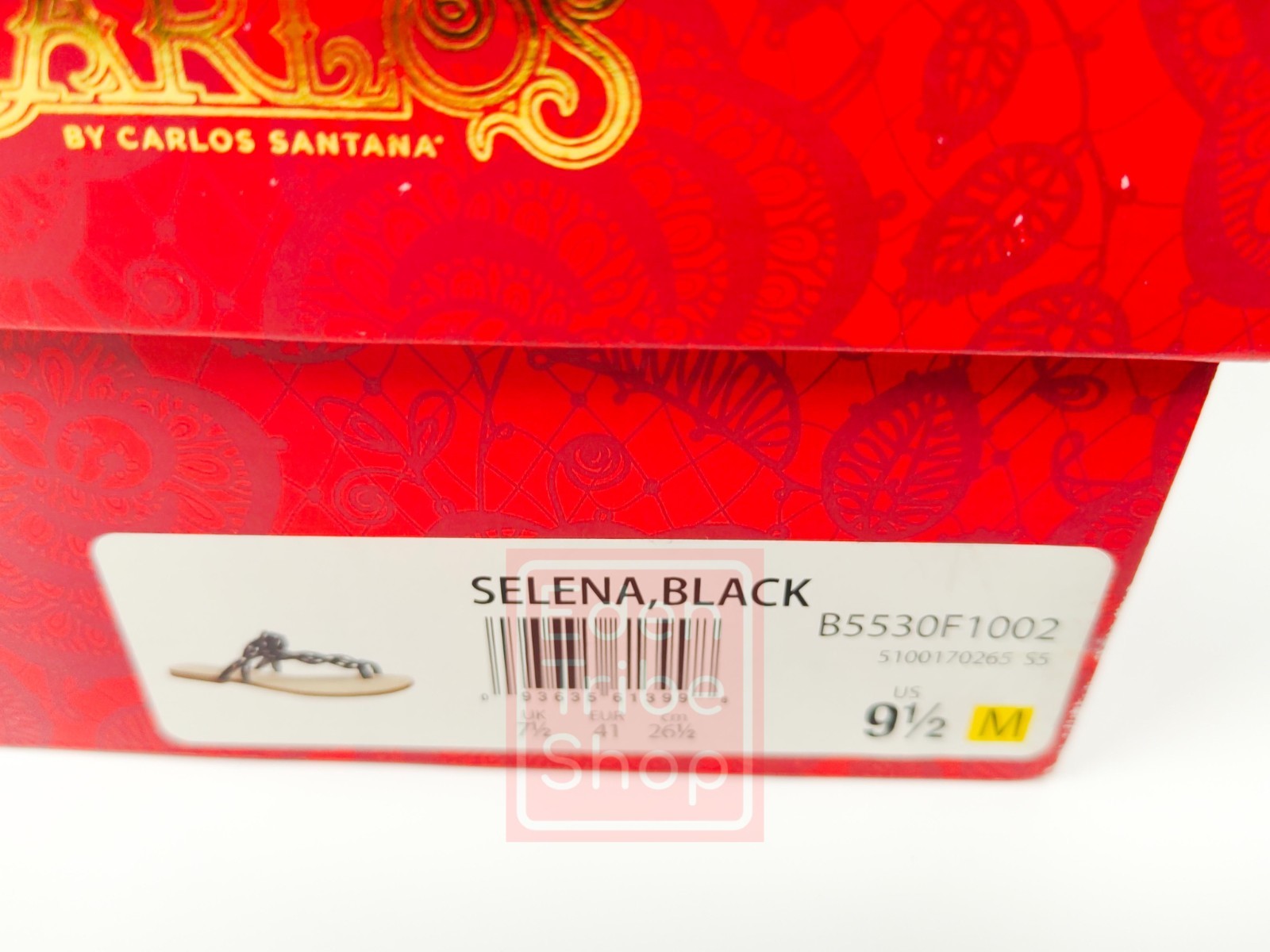 Carlos by Carlos Santana Women Strappy Black Sandals Size 9.5