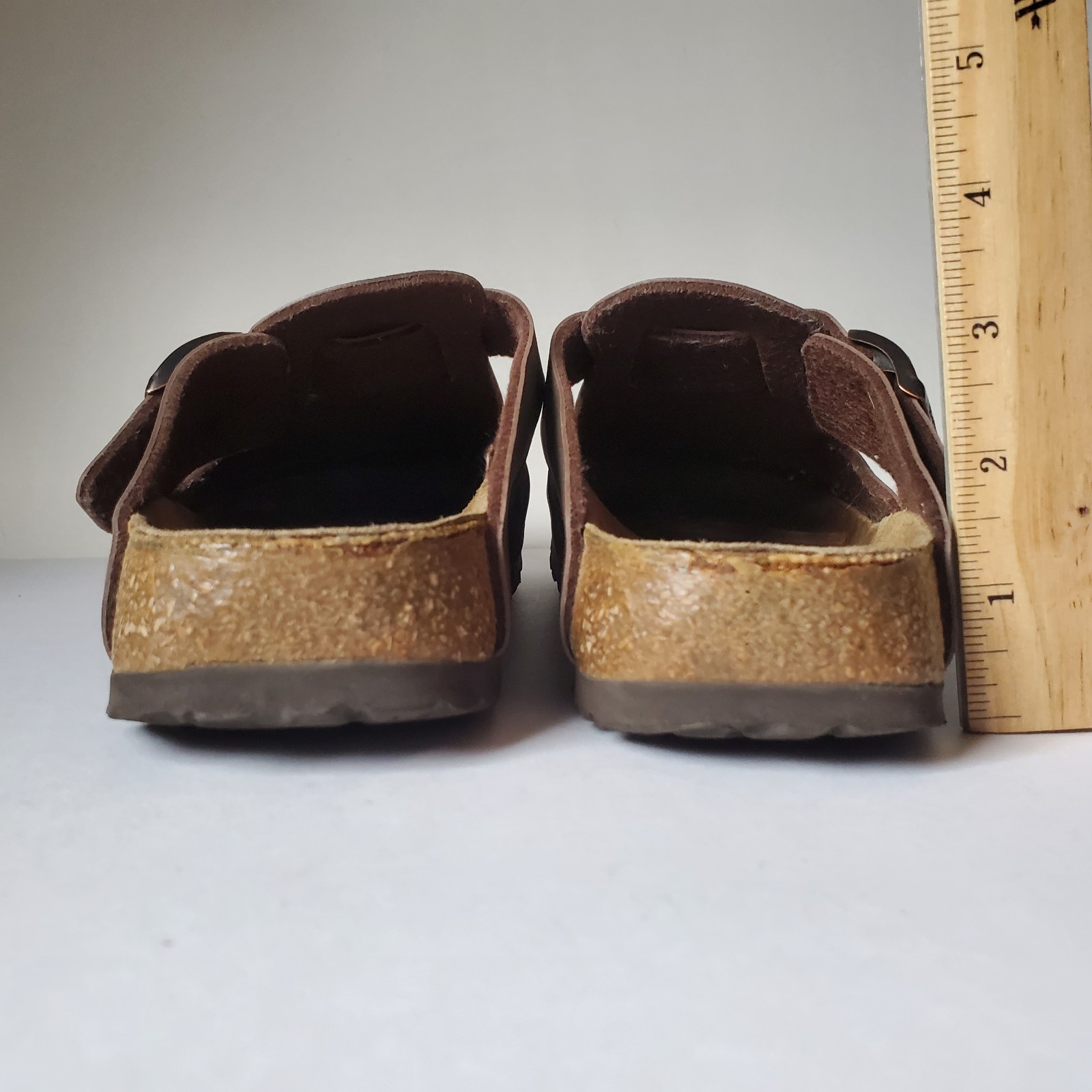 *Wear Birkenstock Betula Mocha Leather Clog Size 8 Ladies Men 6 Anatomic Footbed