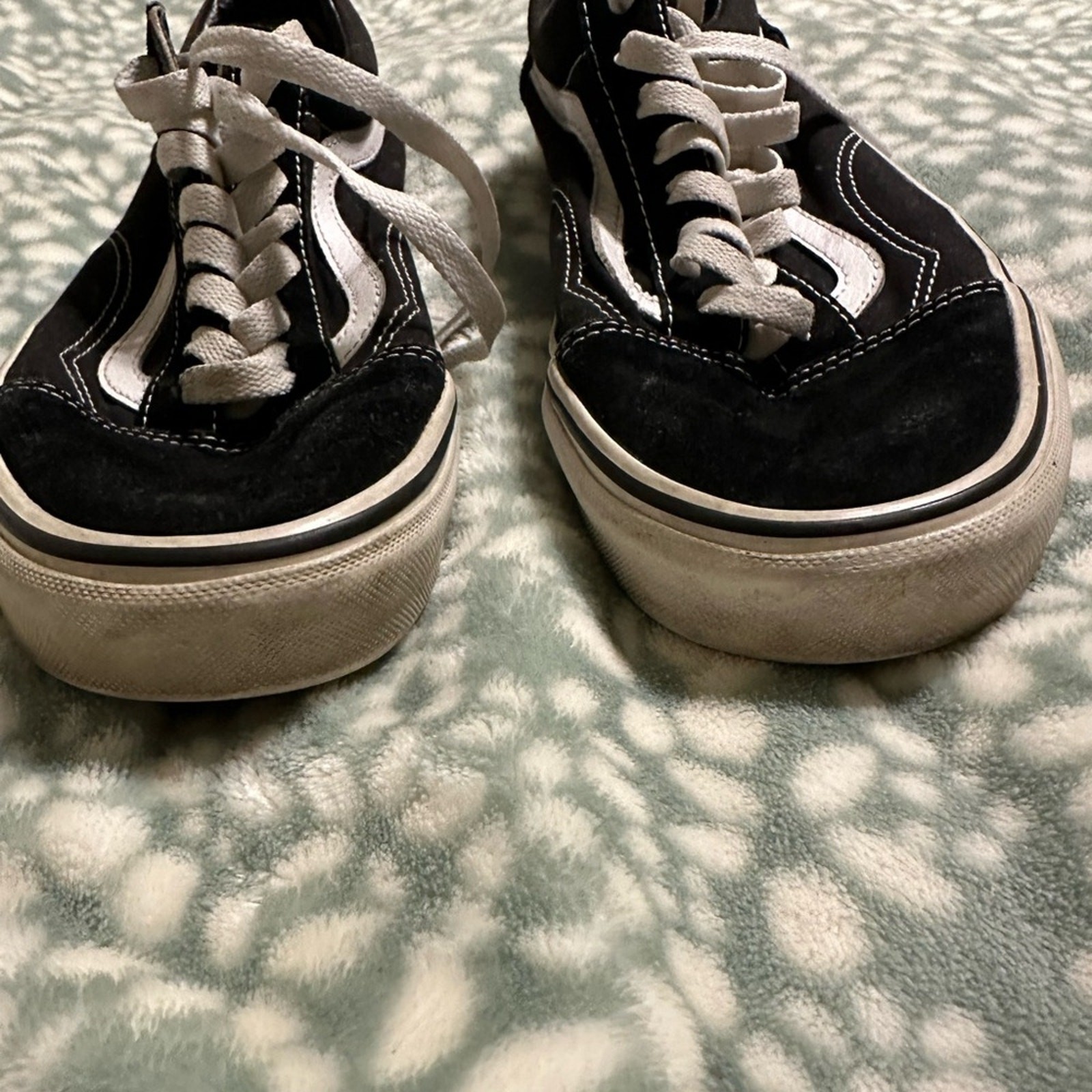 Vans Black and White Classic Skate Sneakers