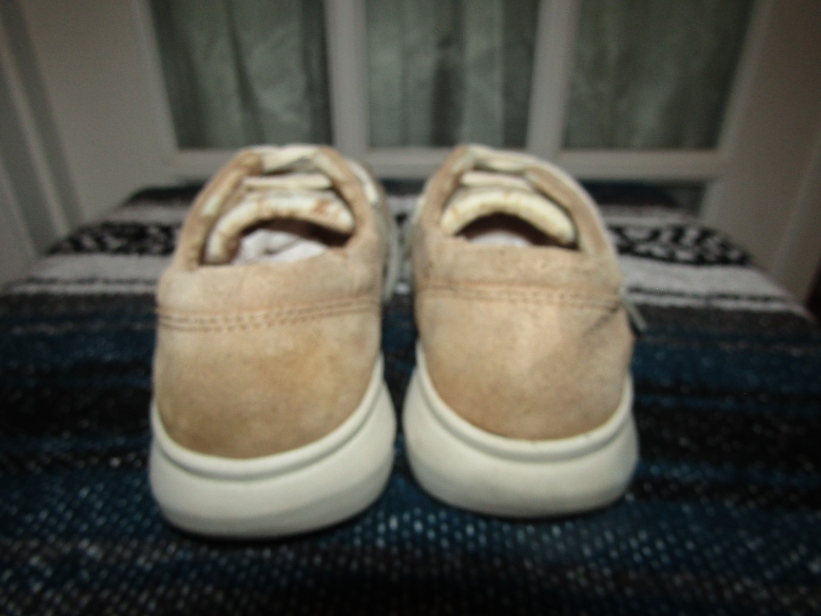 Ariat Hilo Shoes Suede Leather Spotted Hair Cowhide Moccasin Slip On Womens 7 B