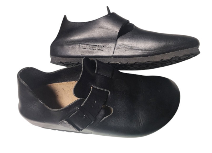 Birkenstock London Oiled Leather Clog Black EU 37 US 6.5 Narrow Width