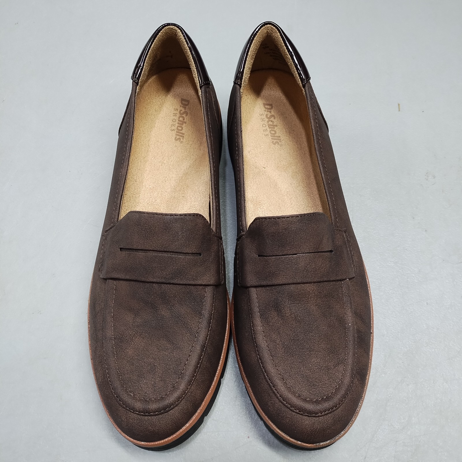Dr. Scholl’s Nice Day Loafers Womens US 9M Brown Upper Synthetic Comfort Slip On