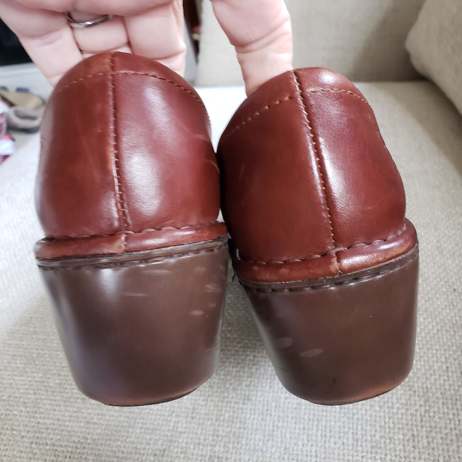 Ariat Genuine Leather Saddle Brown Expert Clog Size 6 1/2 B All day comfort