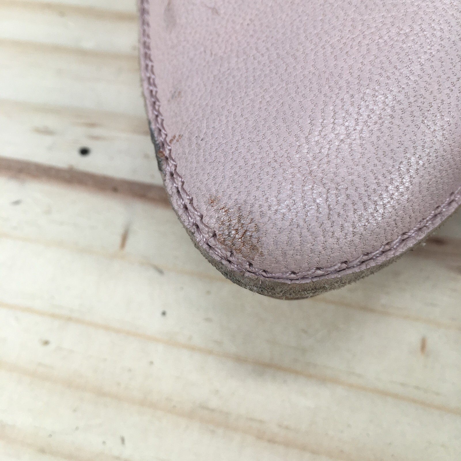 Vagabond Shoemakers Shoes Womens 38 Almond Toe Flats Casual Pink Leather Slip On