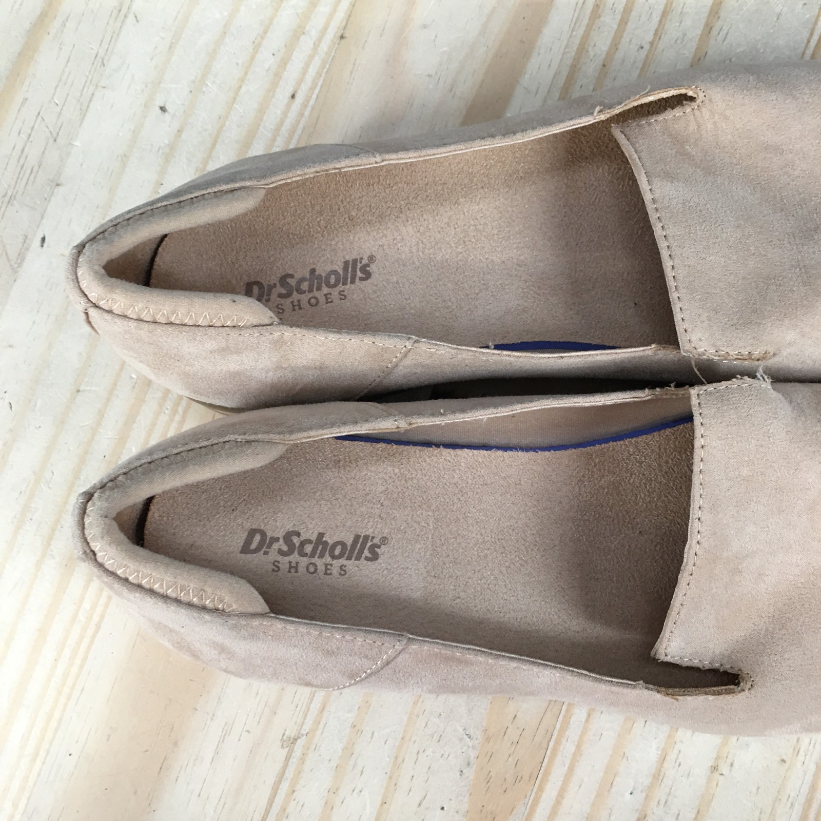Dr Scholls Jettison Loafer Shoes Womens 10 M Low Almond Toe Casual Beige NEW