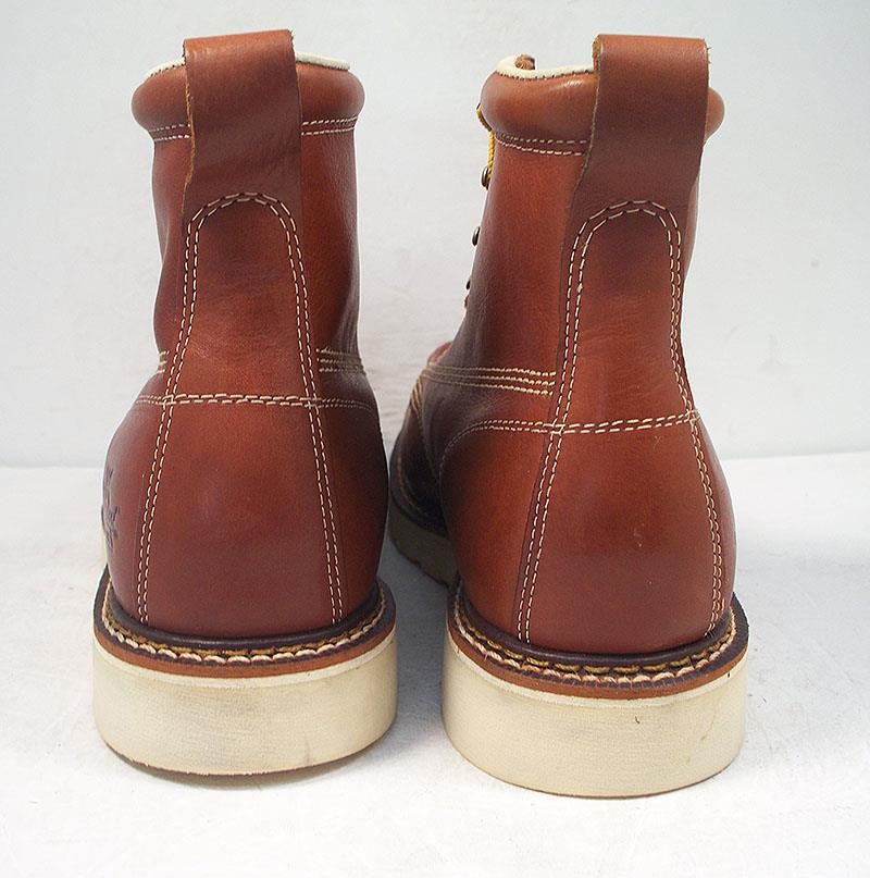 Thorogood Women’s 10.5 M Tan 6″ Moc Soft Toe Wedge Sole Work Boot