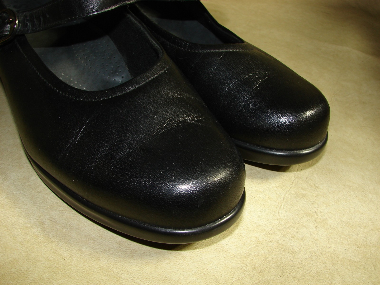 Womens SAS Maria Mary Jane Shoe 11 W Black Comfort Cushion w/Buckle