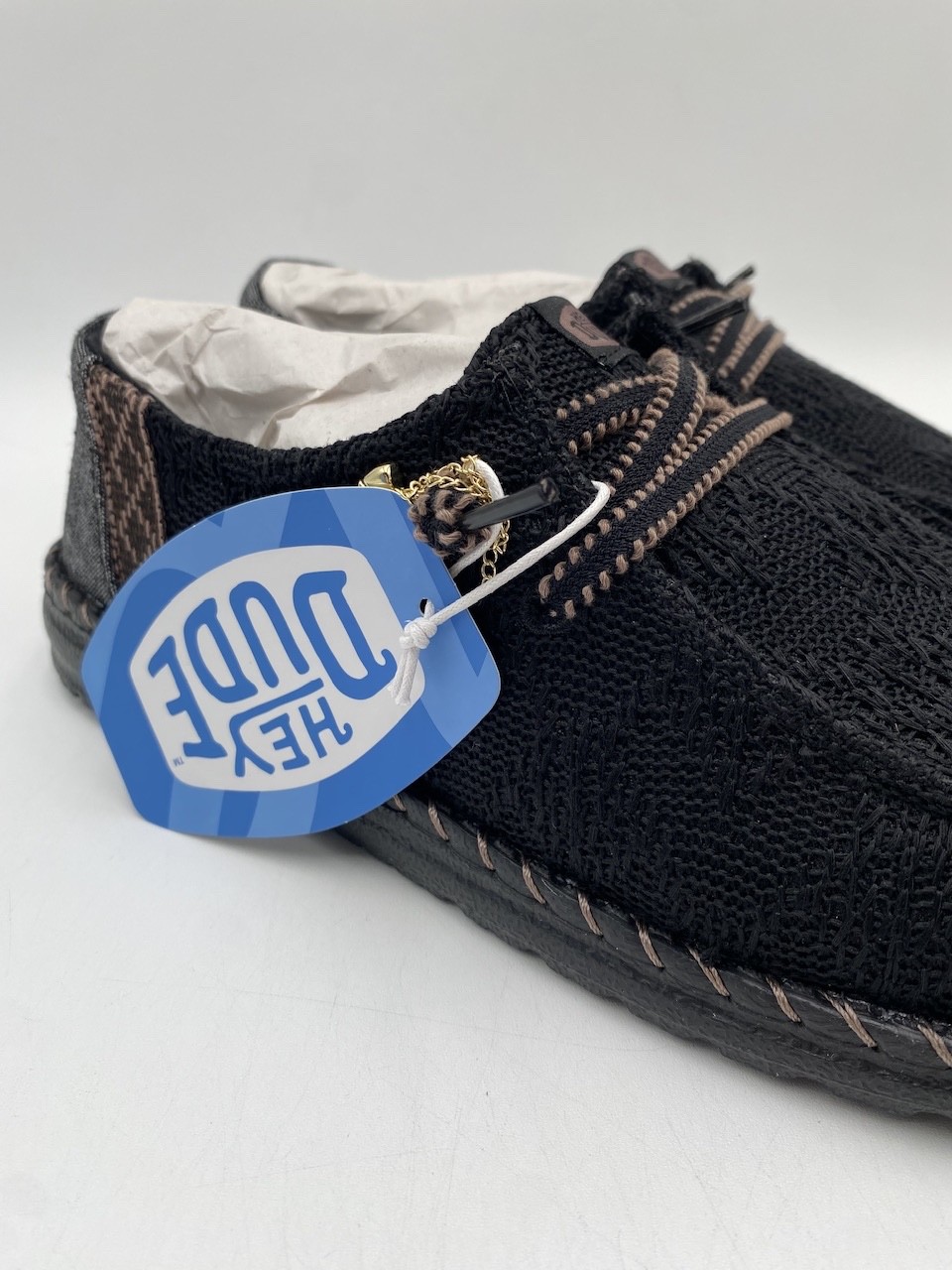 Hey Dude WENDY BOHO KNIT Women’s NEW Casual Loafer Black Multiple Sizes
