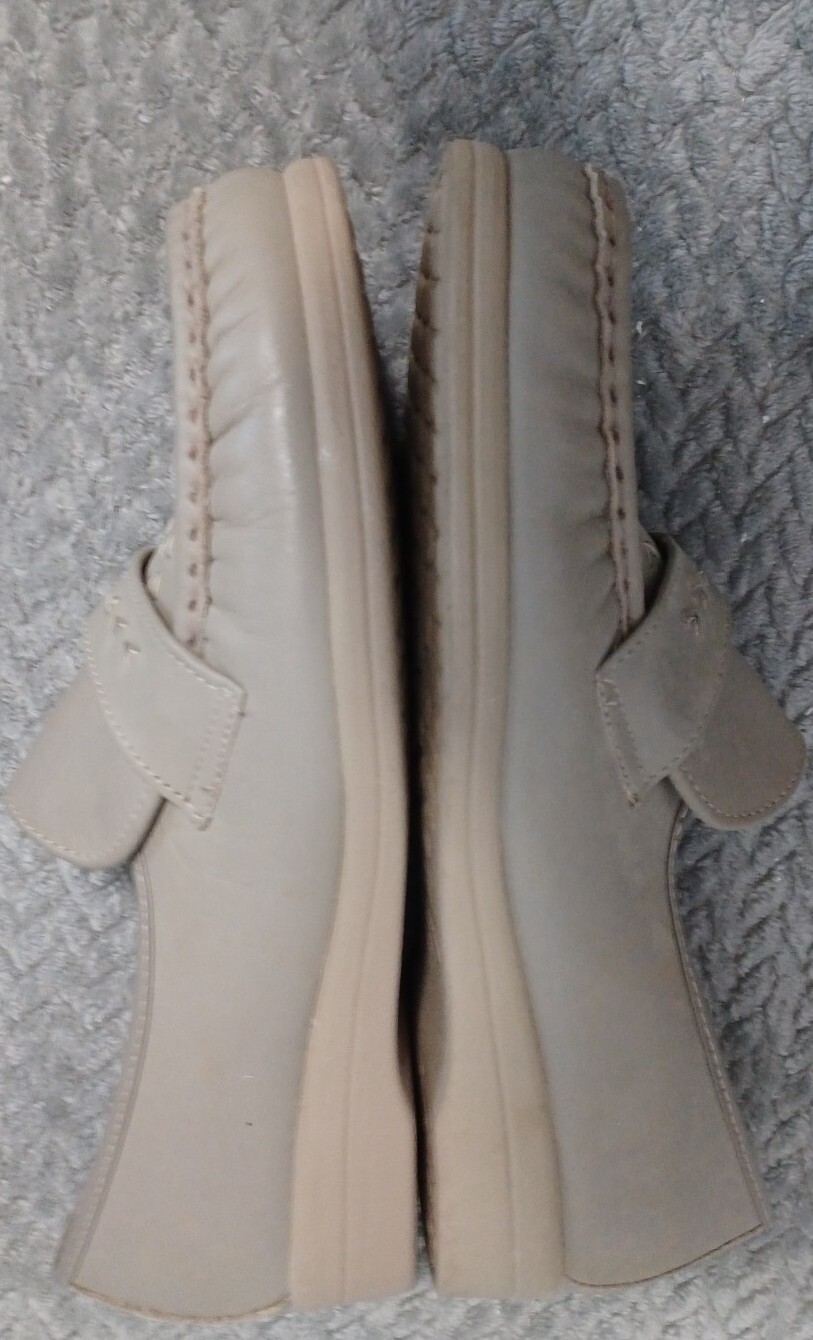 Women’s Softspots VENUS LITE Slip On Leather Comfort Shoes Taupe 10M New