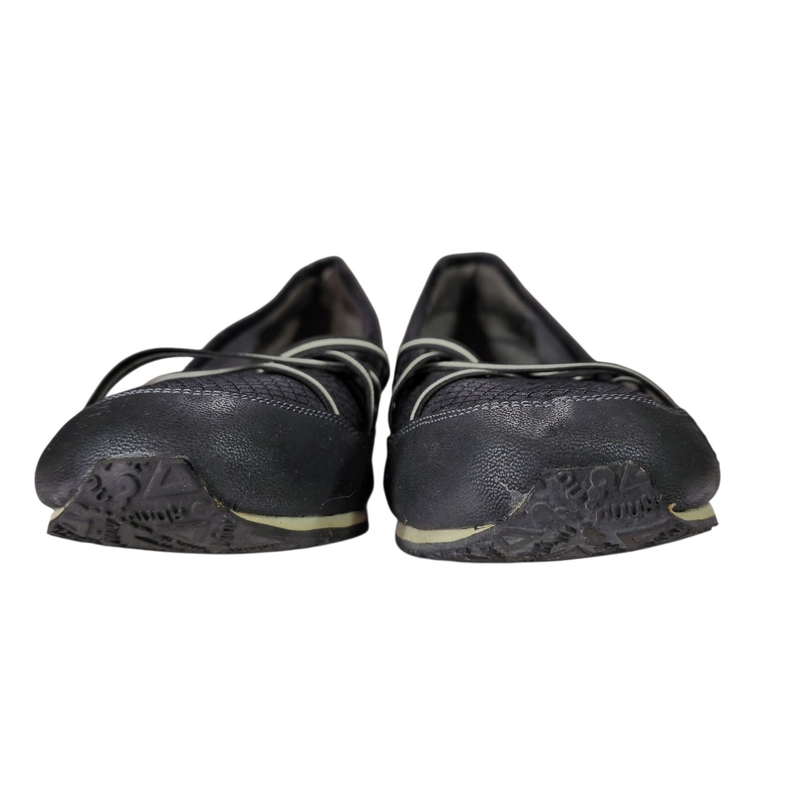 Ahnu Crissy II Loafer 11 Womens Black AF2562BLK Slip On Elastic Strap NEW INSOLE