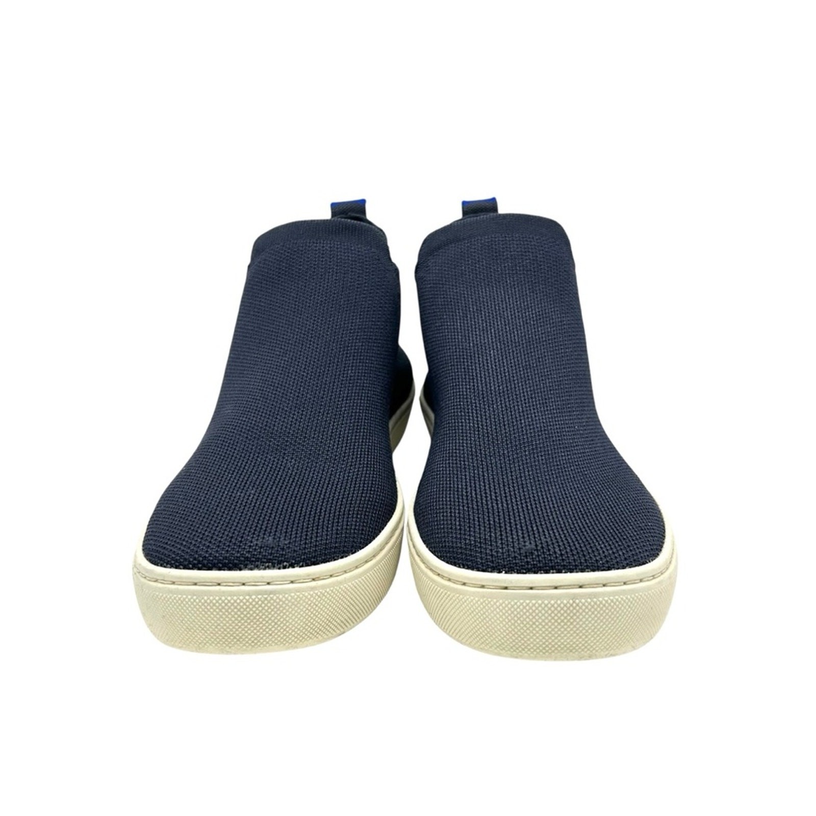 Rothy’s The Chelsea Nightfall Navy Size 9.5 Knit High Top Sneakers Sustainable