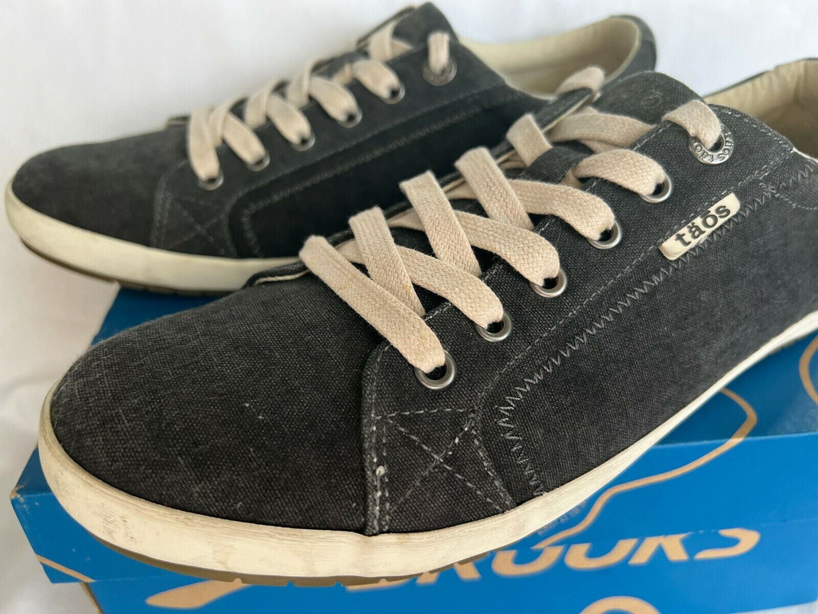 TAOS STA-12644 Star Charcoal Wash Canvas Comfort Walk Sneakers Shoes Women’s 11
