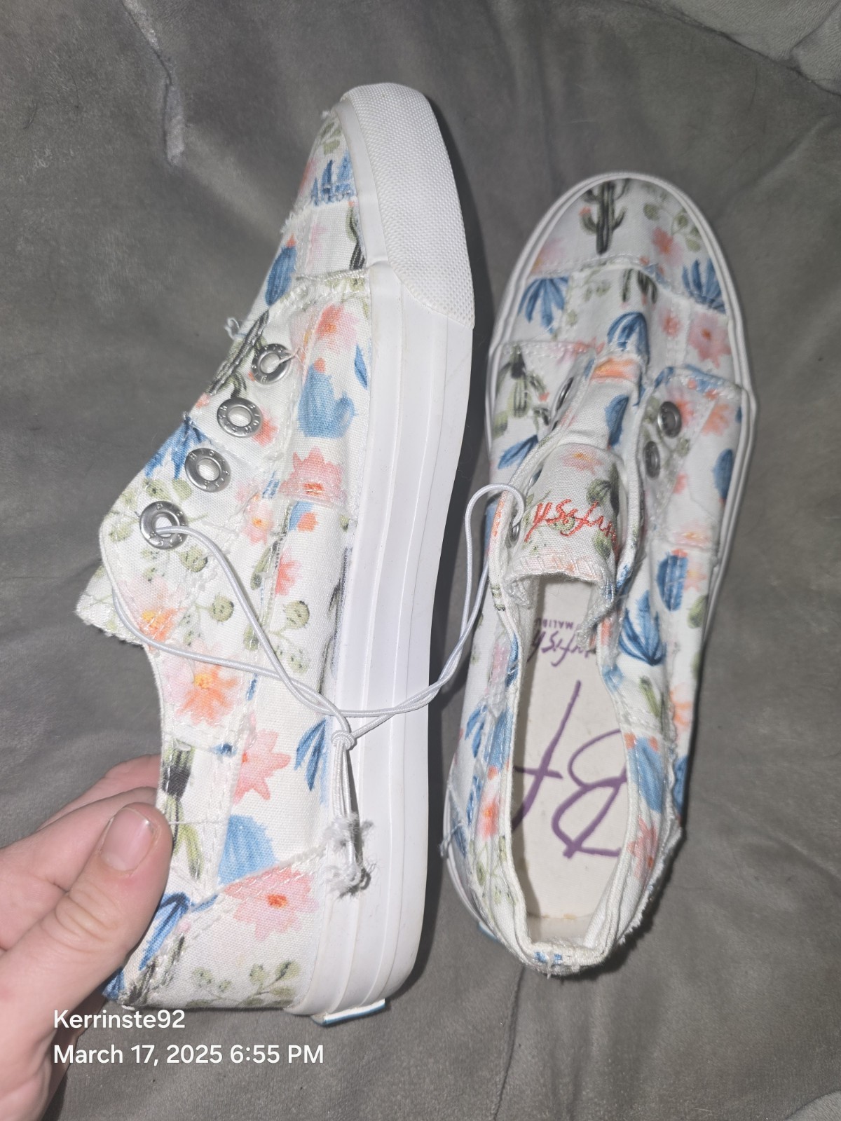 BLOWFISH MALIBU MAUREEN DESERTFEST SLIP ON SNEAKERS Women’s Size 8