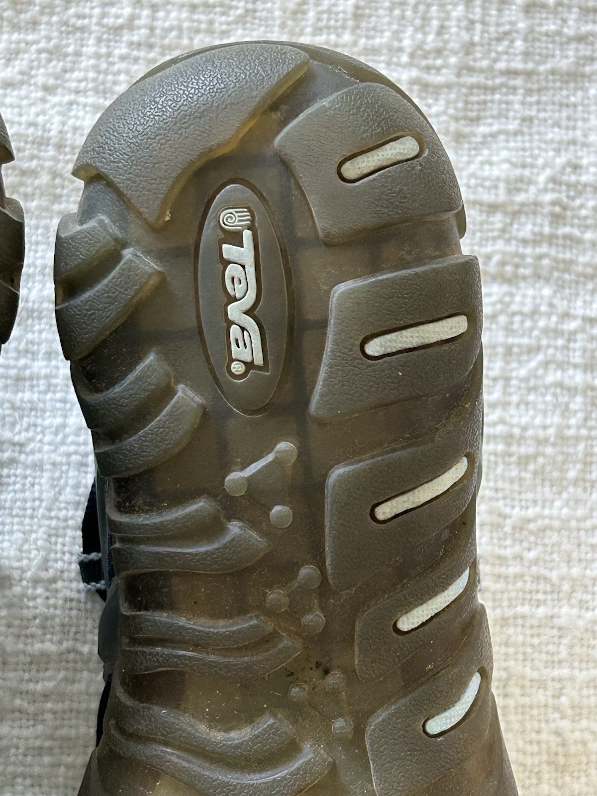 TEVA Size 8 Womens Gamma Hydro Sport Water Hiking Shoes Gray Blue EUC
