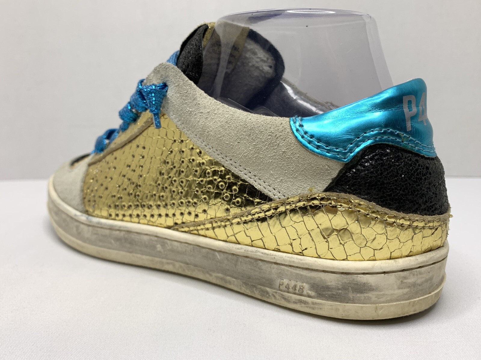P448 Queens You Can Surf Later Metallic Low Top EU37 Sneakers P81