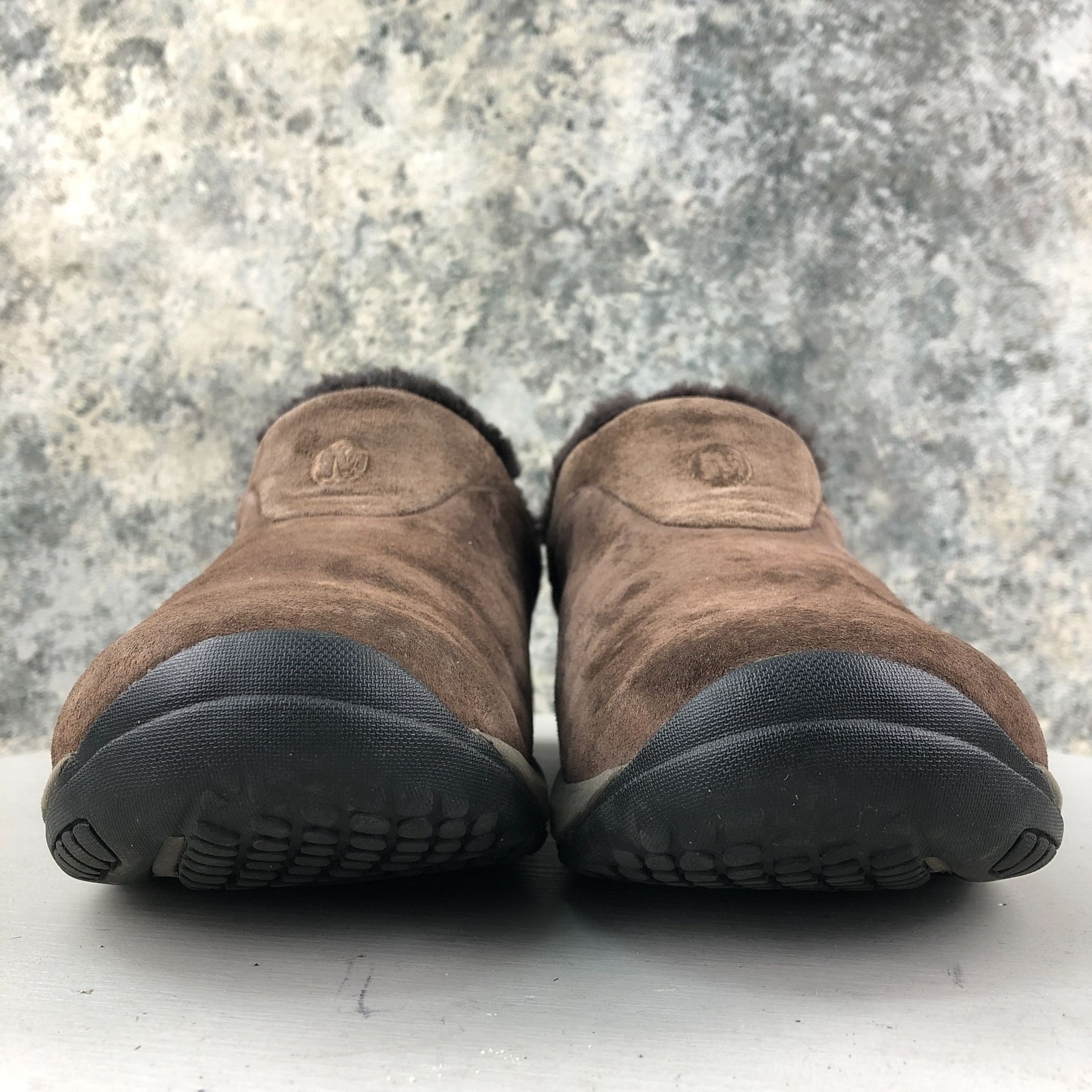 Merrell Women’s Size 8.5 Encore Ice Bracken Brown Leather Shearling Lined Shoes