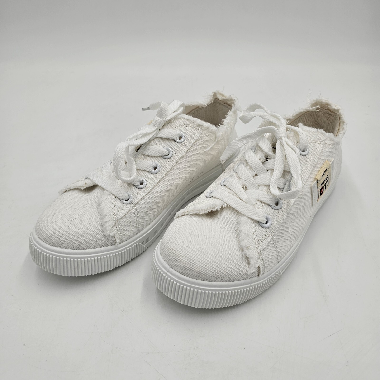 Women’s Classic Canvas Shoes, Lace Up Low-top Casual Shoes Footwear 6.5 (US)