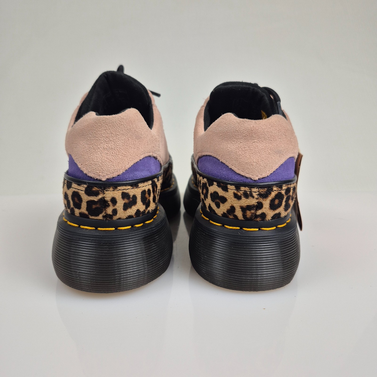 Dr. Martens BUZZ 5-Eye Leopard Spot Hair On & Suede Shoes Women’s Size 7 Print