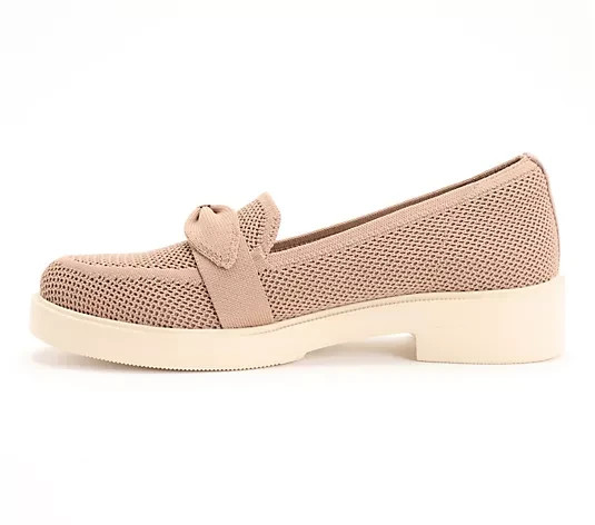 Skechers Cleo Recycled Washable Vegan Knit Loafers-Taylor-Mocha-11M A658981 NEW