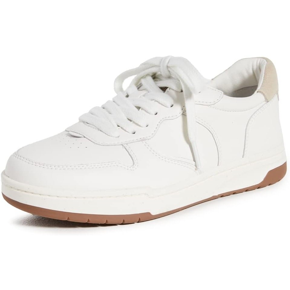 Madewell Court Leather Sneakers Cloudlift Lace Up Low Top Ivory Multi W6.5 M5