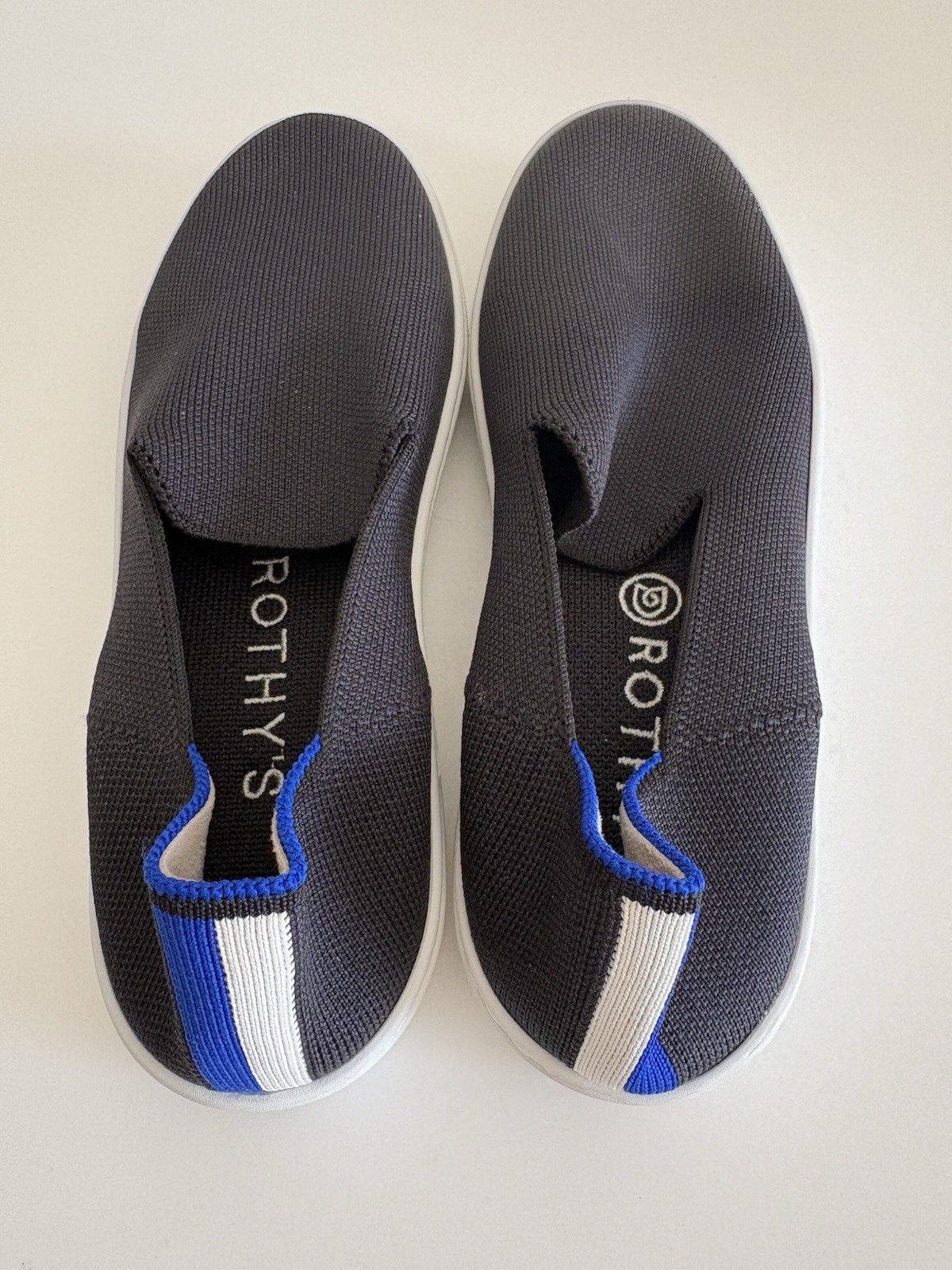 Rothy’s The Original Slip On Women’s Shoes Size 7.5 NEW With Insoles Black