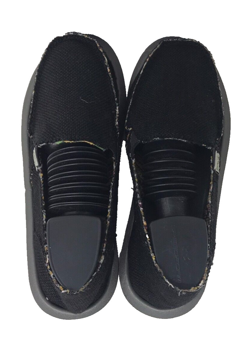 Sanuk Women’s Donna Hemp Comfort Slip On Walking Shoes Black Size:9 118UV