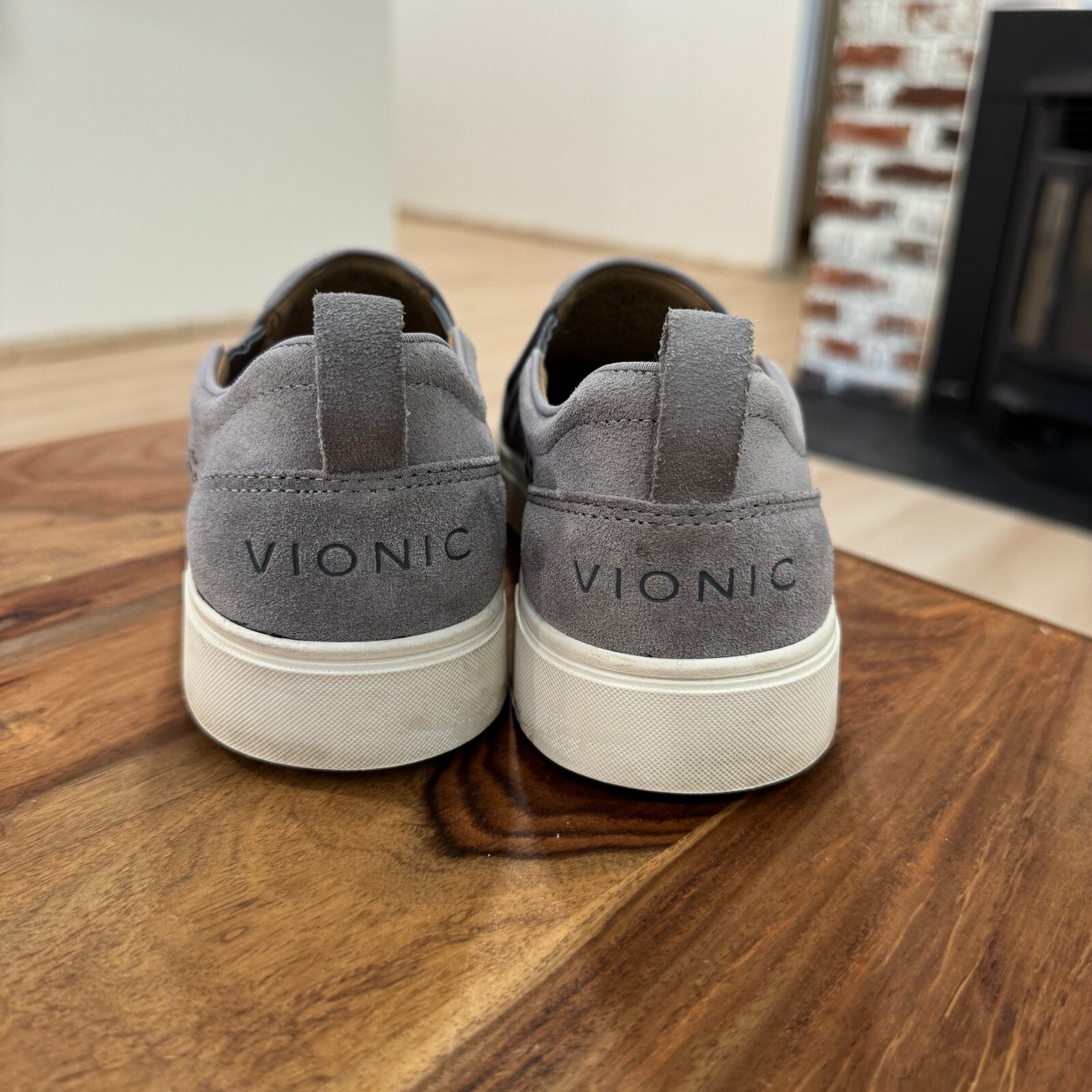 Vionic Kimmie Slip On Sneakers Perforated Comfort Shoes Slate Grey 7.5 Boho