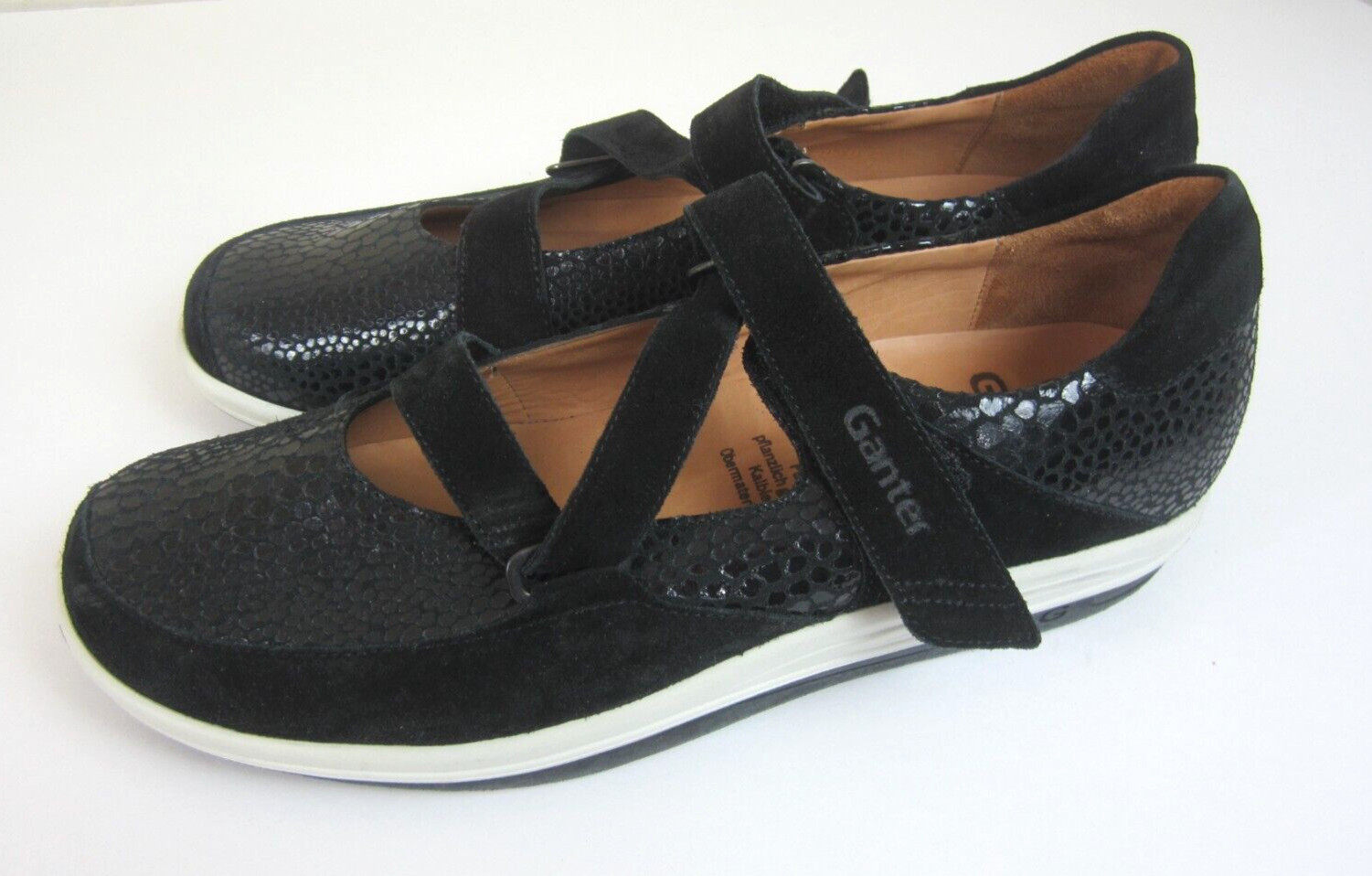 NEW Ganter Gisa Black Nubuck Mary Jane Shoes Women’s 9.5 US 7.5 UK 40.5 EUR