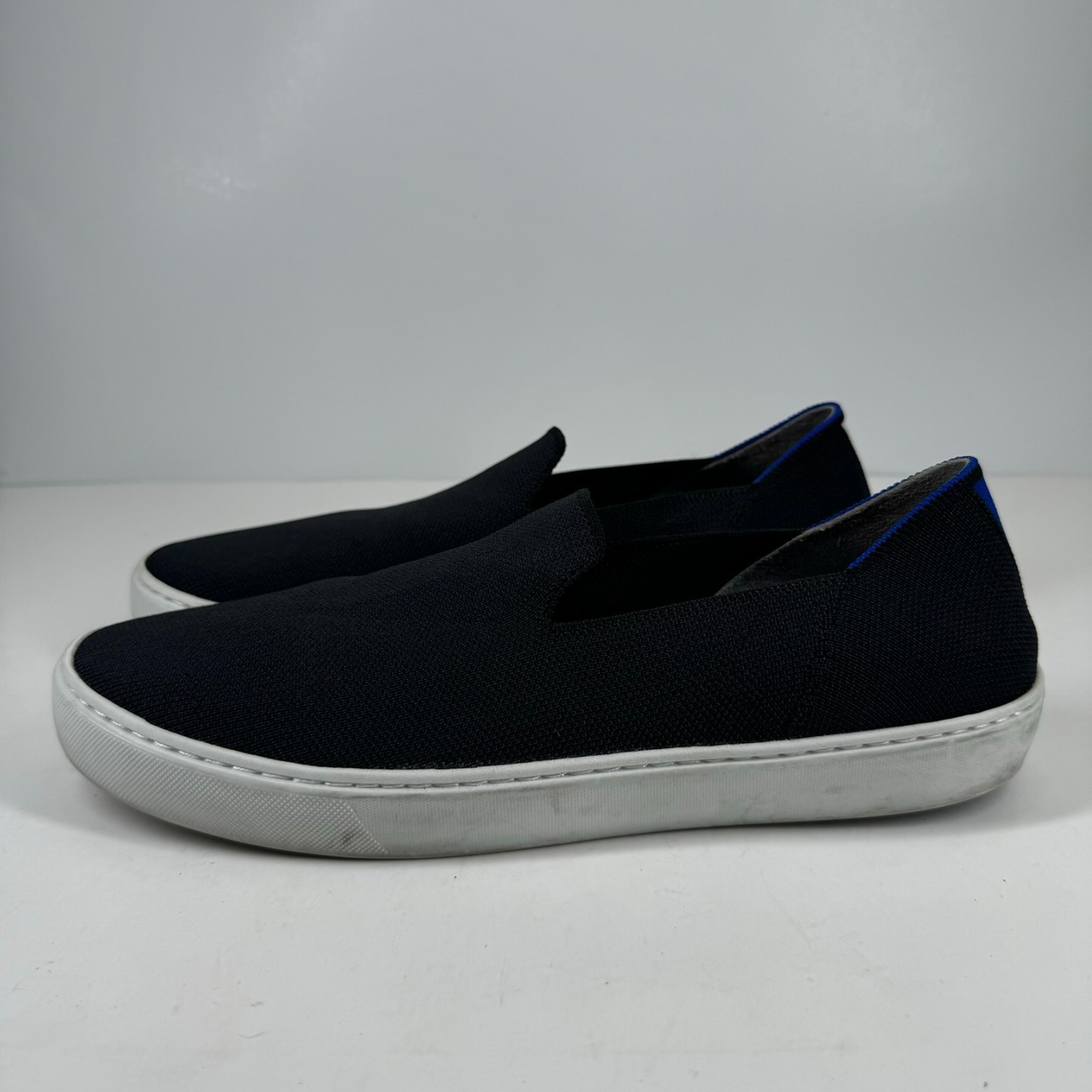 Rothy’s The Original Women’s US 11 Black Knit Comfort Casual Slip-On Sneaker
