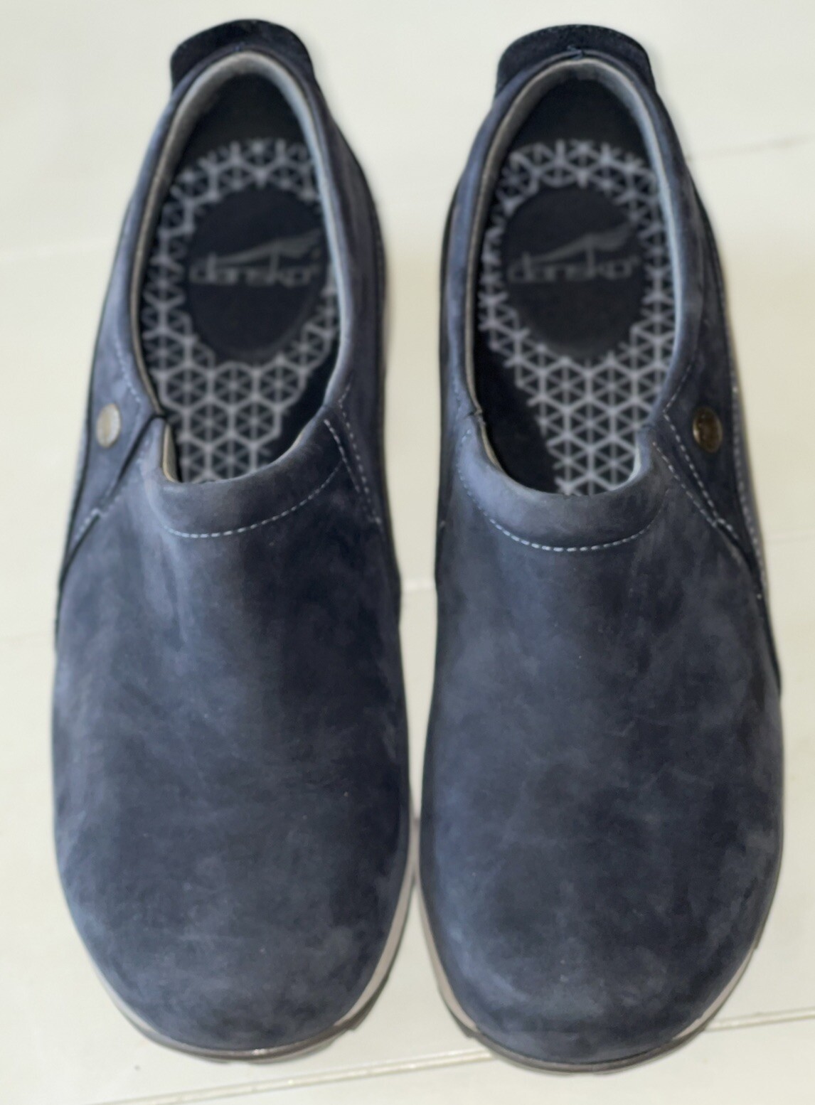 Dansko Patti Women’s Casual Shoes, Navy Milled Nubuck, W40