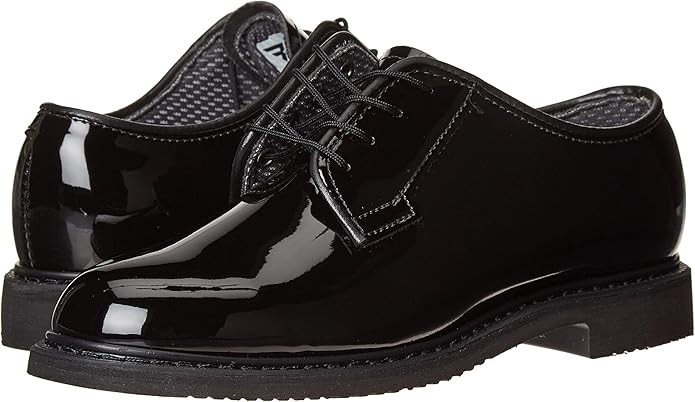 WOMEN’S BATES LITES HIGH GLOSS DUTY Military Oxford Shoes BLACK – ALL Sizes New