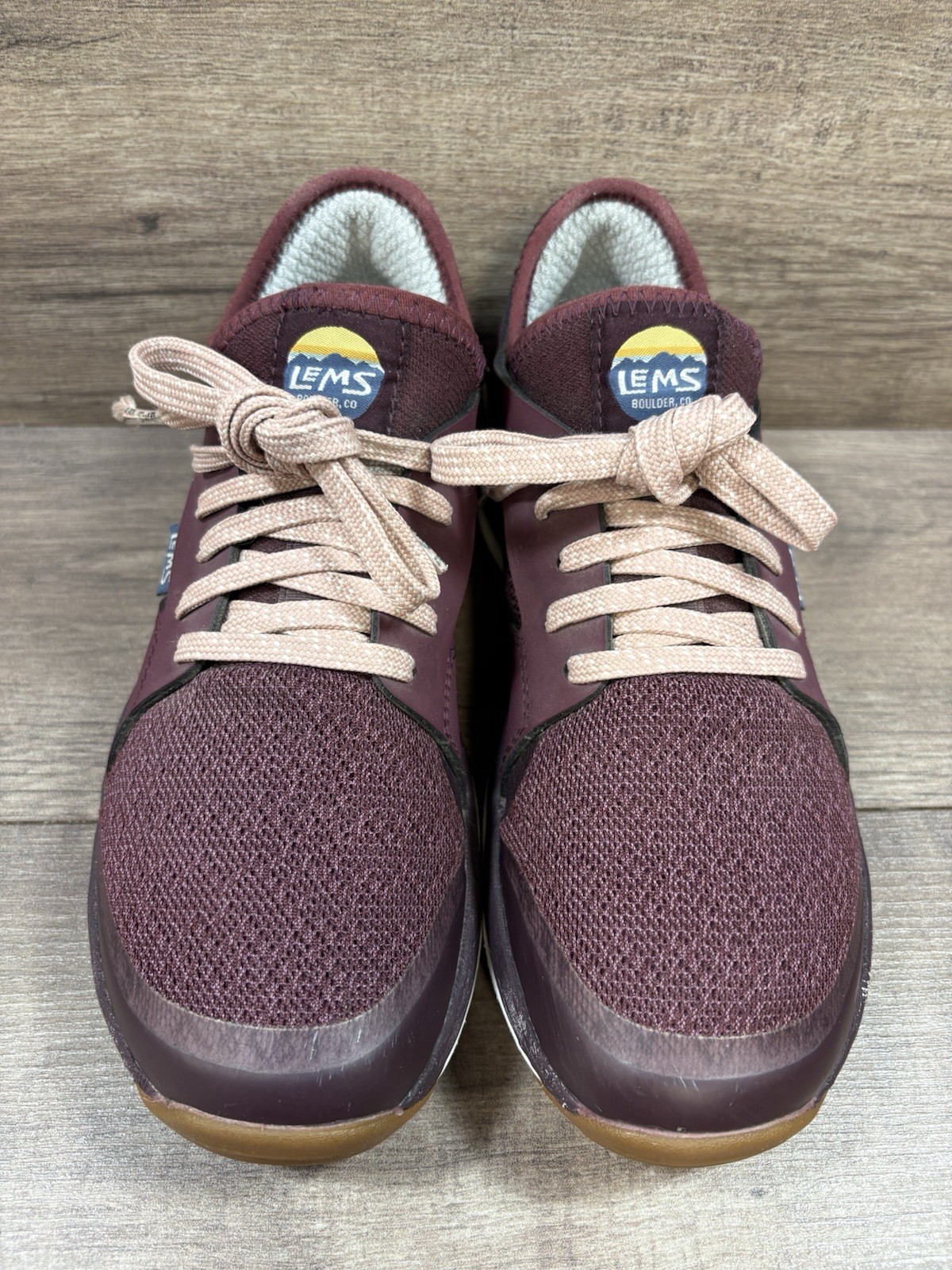 Lems Mesa Trail Walking Shoes Hiking Lightweight Rosewood Womens Size 7.5