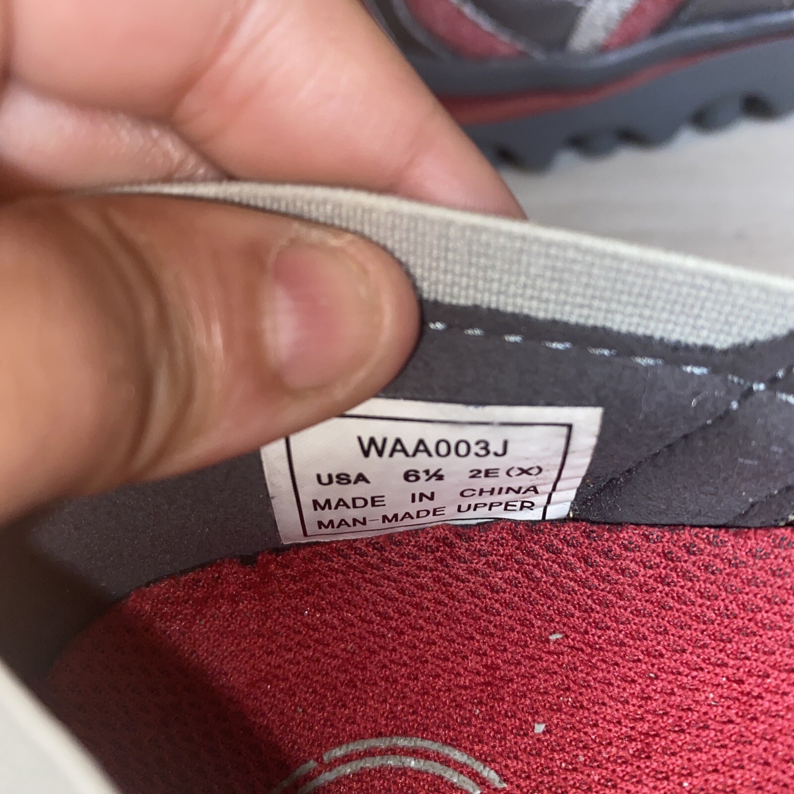 Propet Onalee Red / Grey WAA003J Women’s 6.5 UK 4 EURO 36.5 (2E)