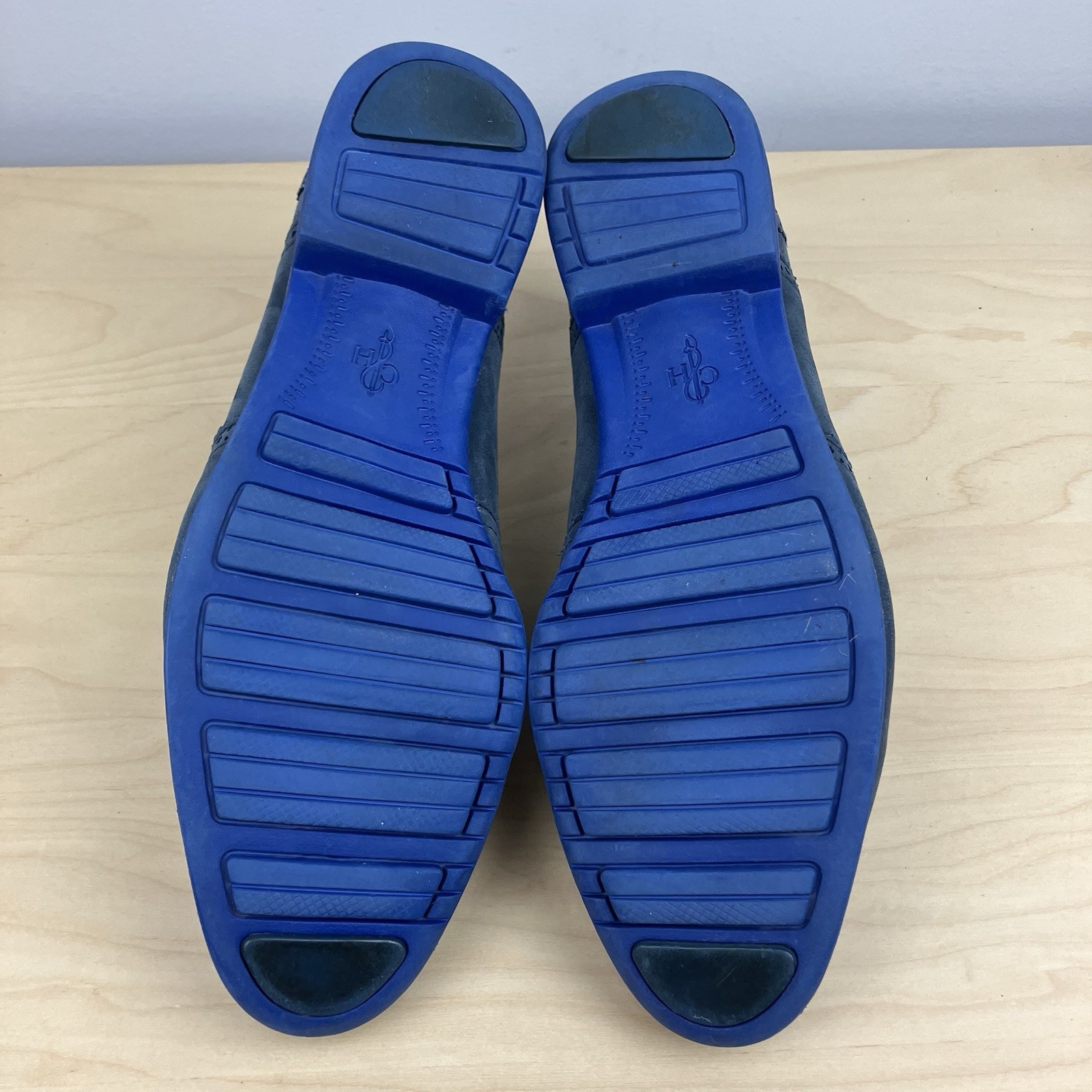 Cole Haan Women’s Size 10.5 B Alisa Blue Nubuck Wingtip Oxford Dress Shoes