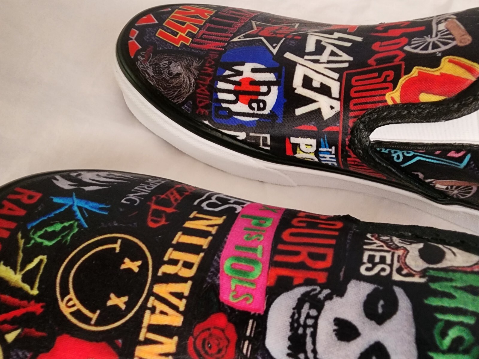 VANS Shoes 80’s 90’s bands classics Hand Detailed Women’s ANY size available