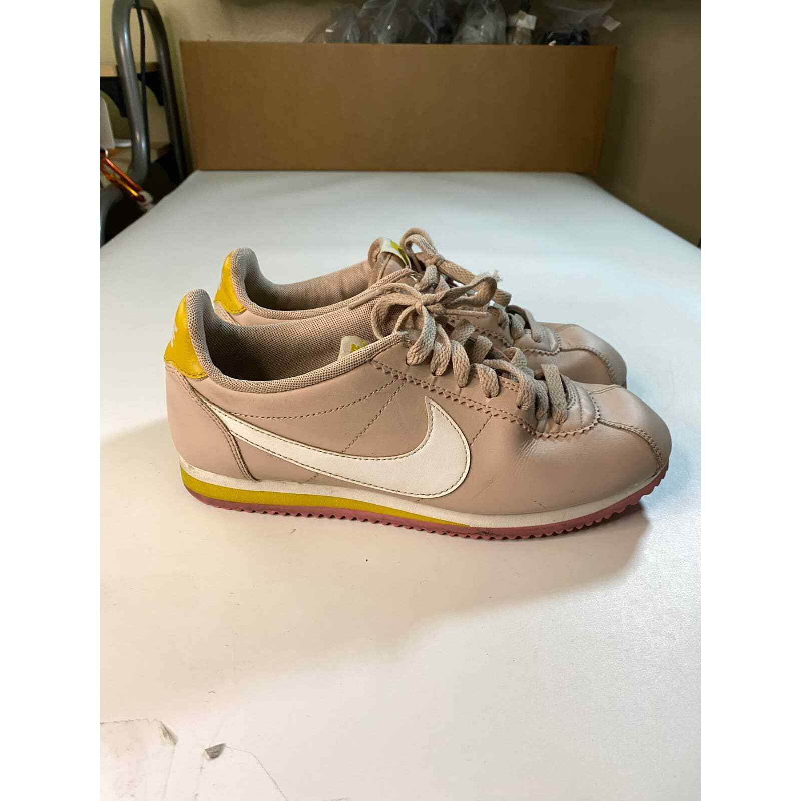 Nike Classic Cortez Fossil Stone Sneakers Women’s 8