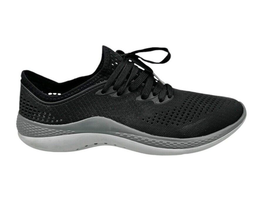 Crocs LiteRide 360 Pacer Sneakers Shoes Women’s Size 10 Black Slate Gray 206705