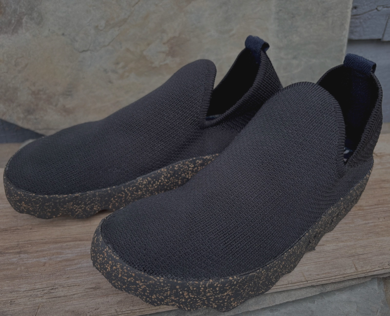 ASPORTUGUESAS (39/8) Fly London City Sneakers Black Mesh Comfort Shoes