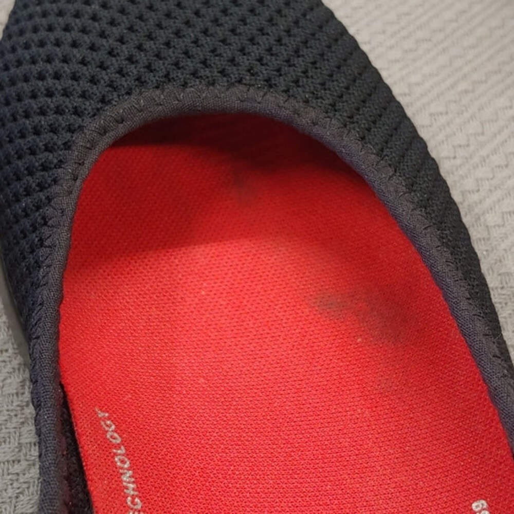 “AS IS” FitFlop Air Mesh slip-on Ballerina Black – 9 674169-J