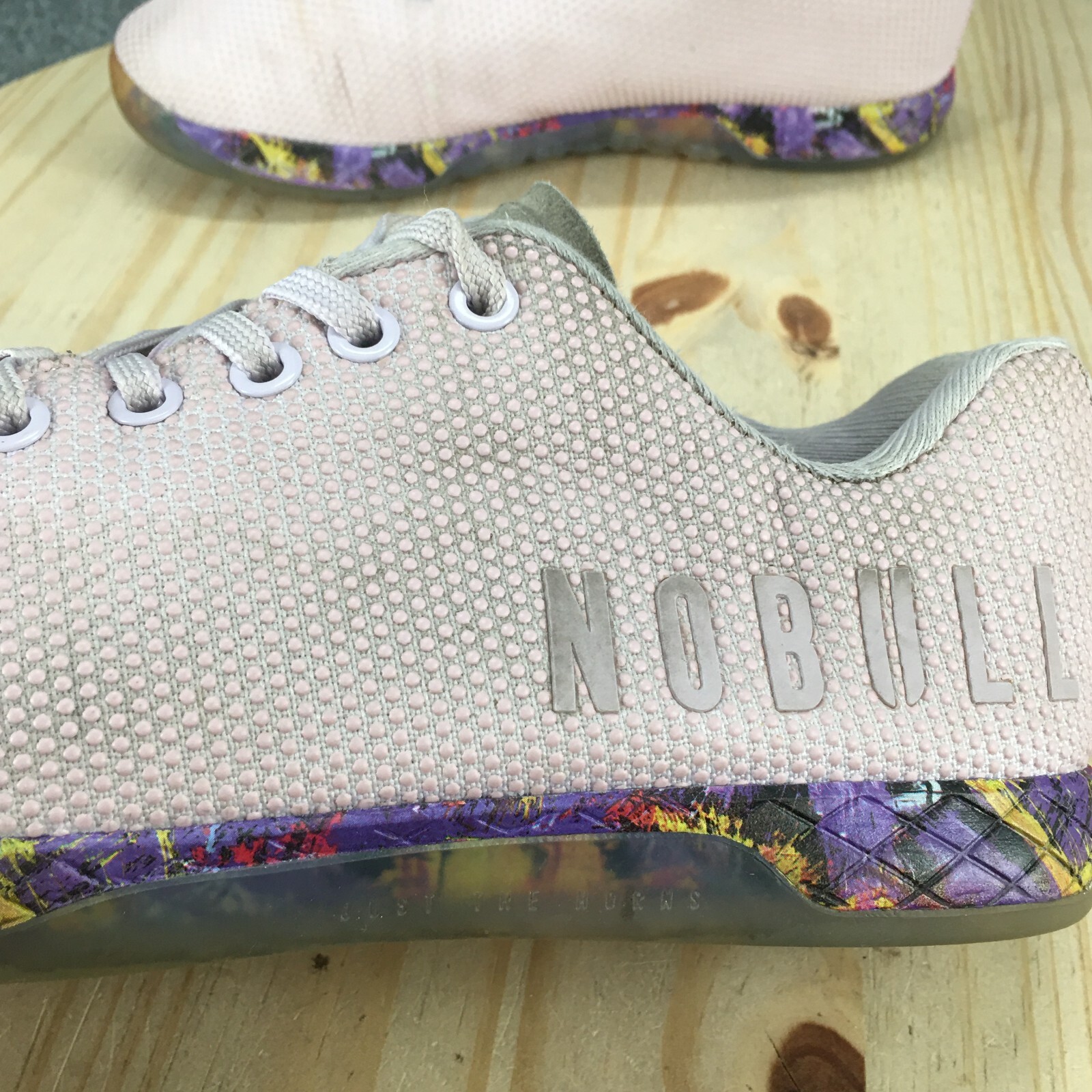 Nobull Shoes Womens 8 Training Sneakers Pink Mesh Lace Up Comfort Casual Sports
