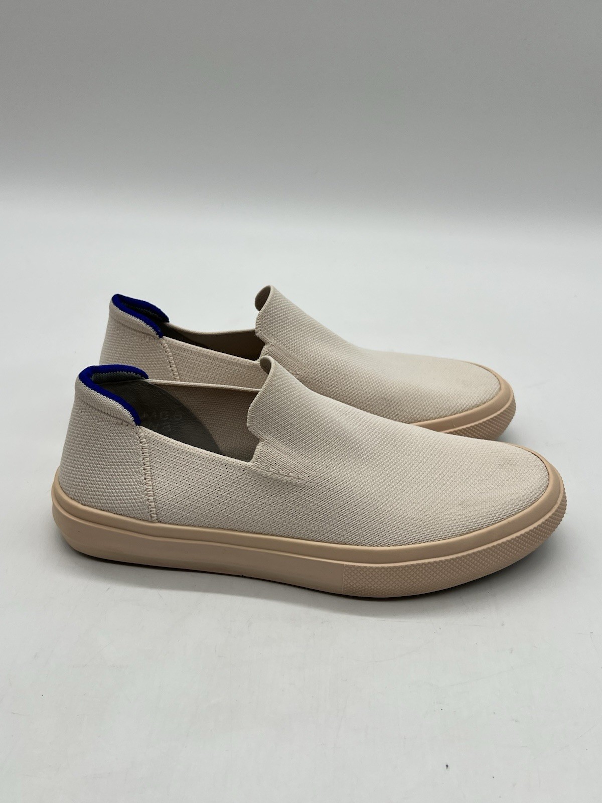 Rothy’s The City Women’s Size 8 Light Pink Textile Slip On Sneakers Shoes.