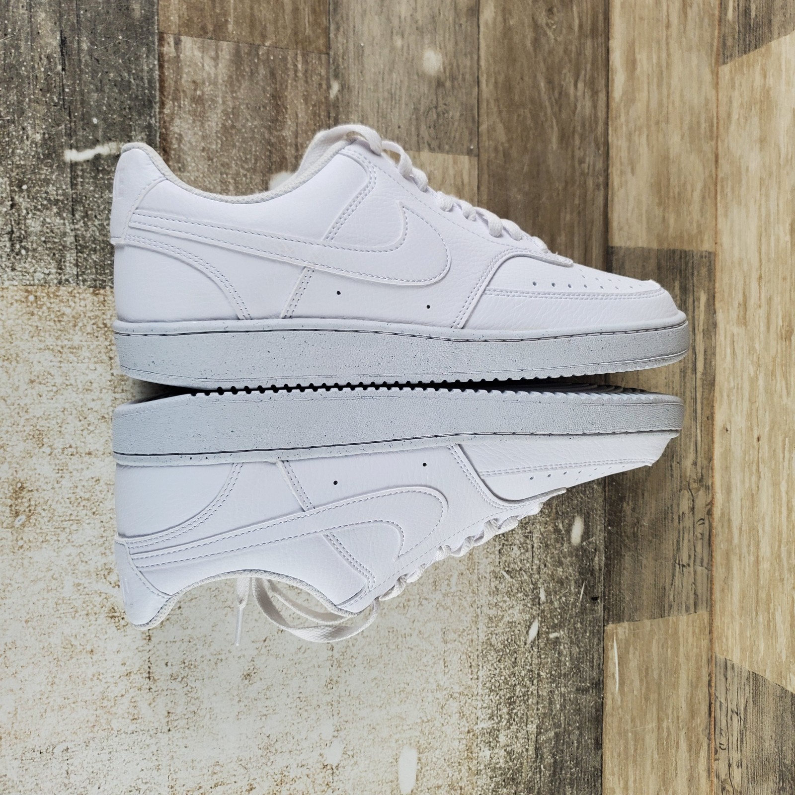 Nike Court Vision Low Next Nature Womens Shoes Sz 11 White Lace Up Sneakers