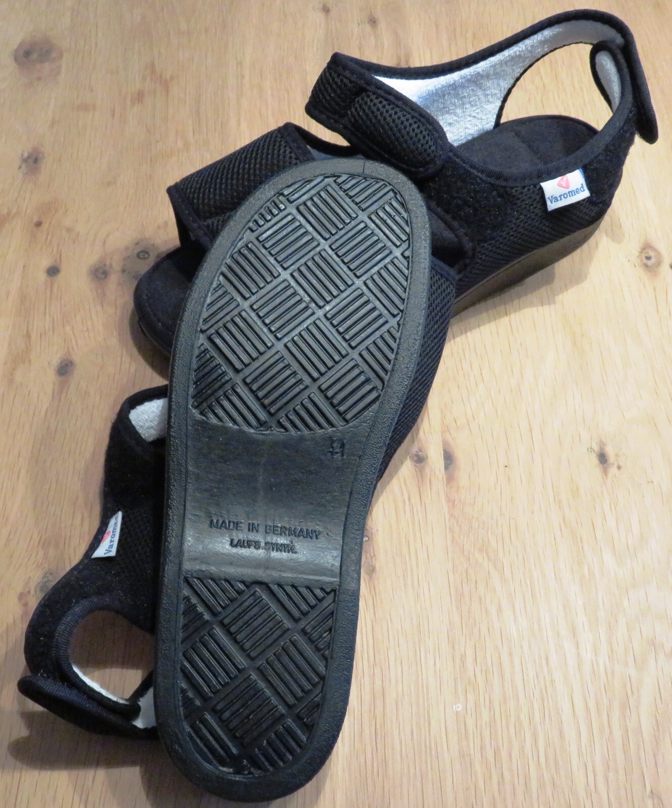Hook and Loop sandal size 40 41 special shoe Varomed Hook and Loop washable 58892 New